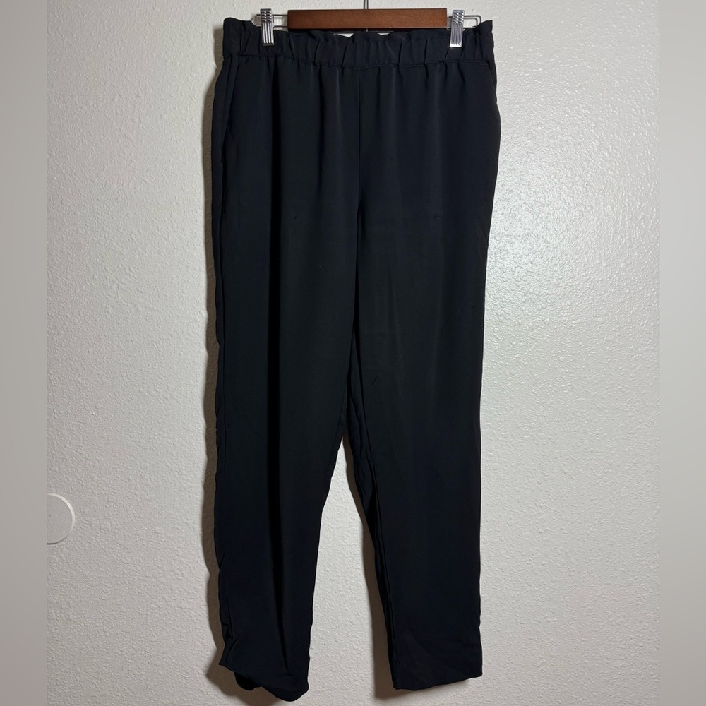 Women’s Black Express Elastic Waste Trousers Size Medium